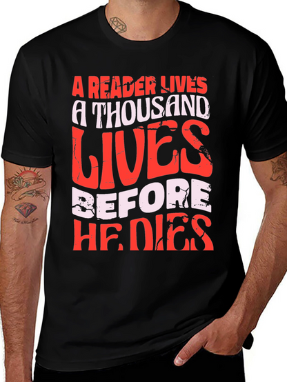 A Reader Lives T-Shirt - Book Lover Tee