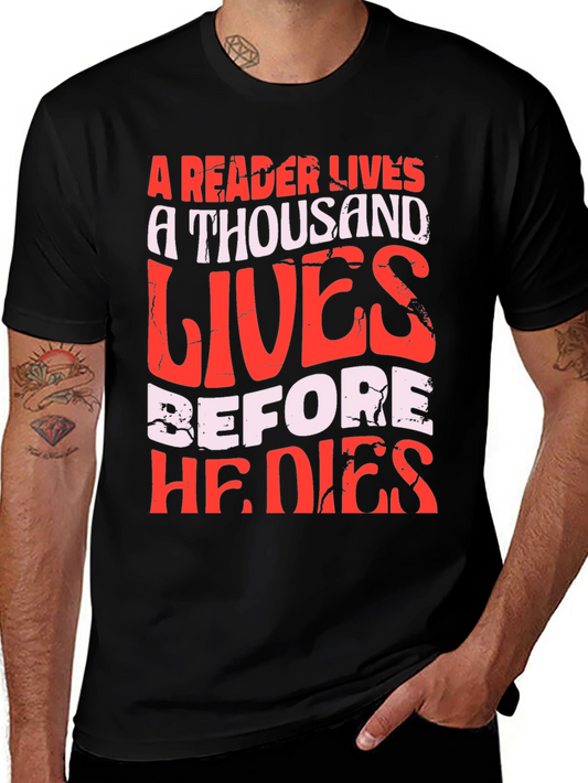 A Reader Lives T-Shirt - Book Lover Tee