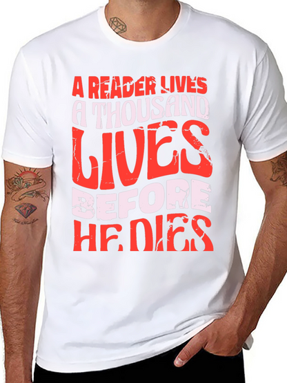 A Reader Lives T-Shirt - Book Lover Tee