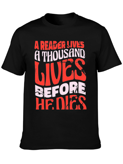 A Reader Lives T-Shirt - Book Lover Tee
