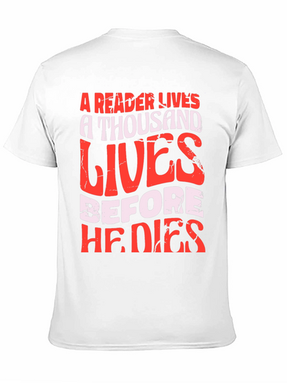 A Reader Lives T-Shirt - Book Lover Tee