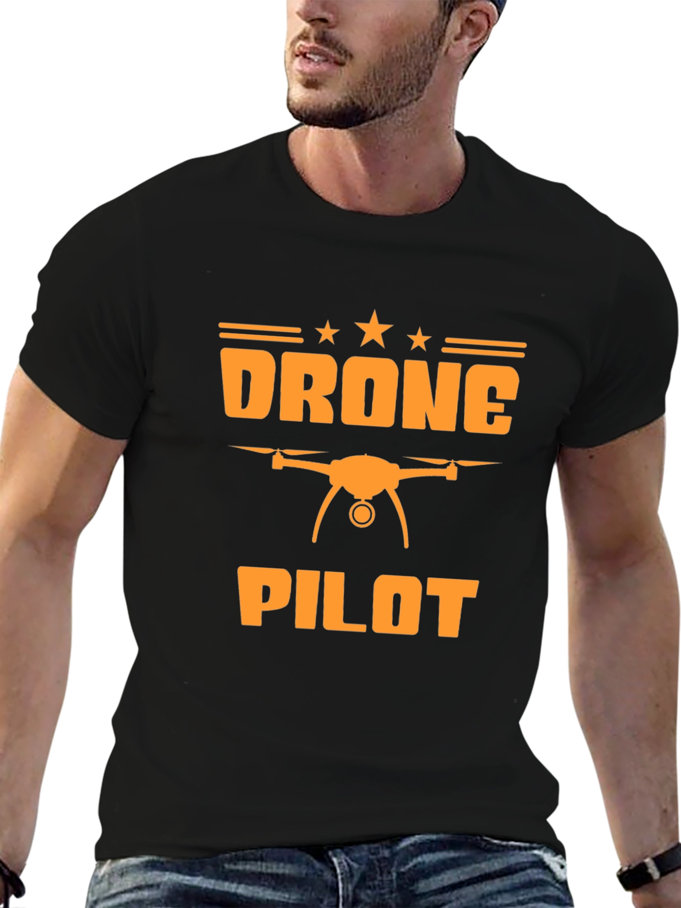 Drone Pilot Graphic Tee - Black T-Shirt
