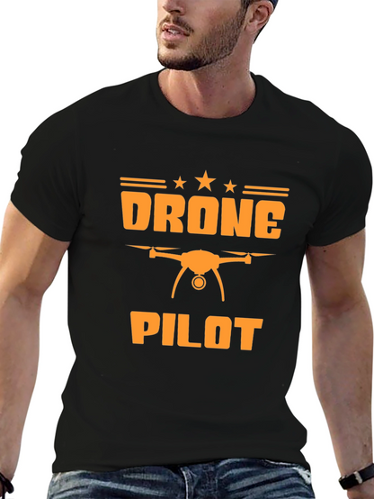 Drone Pilot Graphic Tee - Black T-Shirt