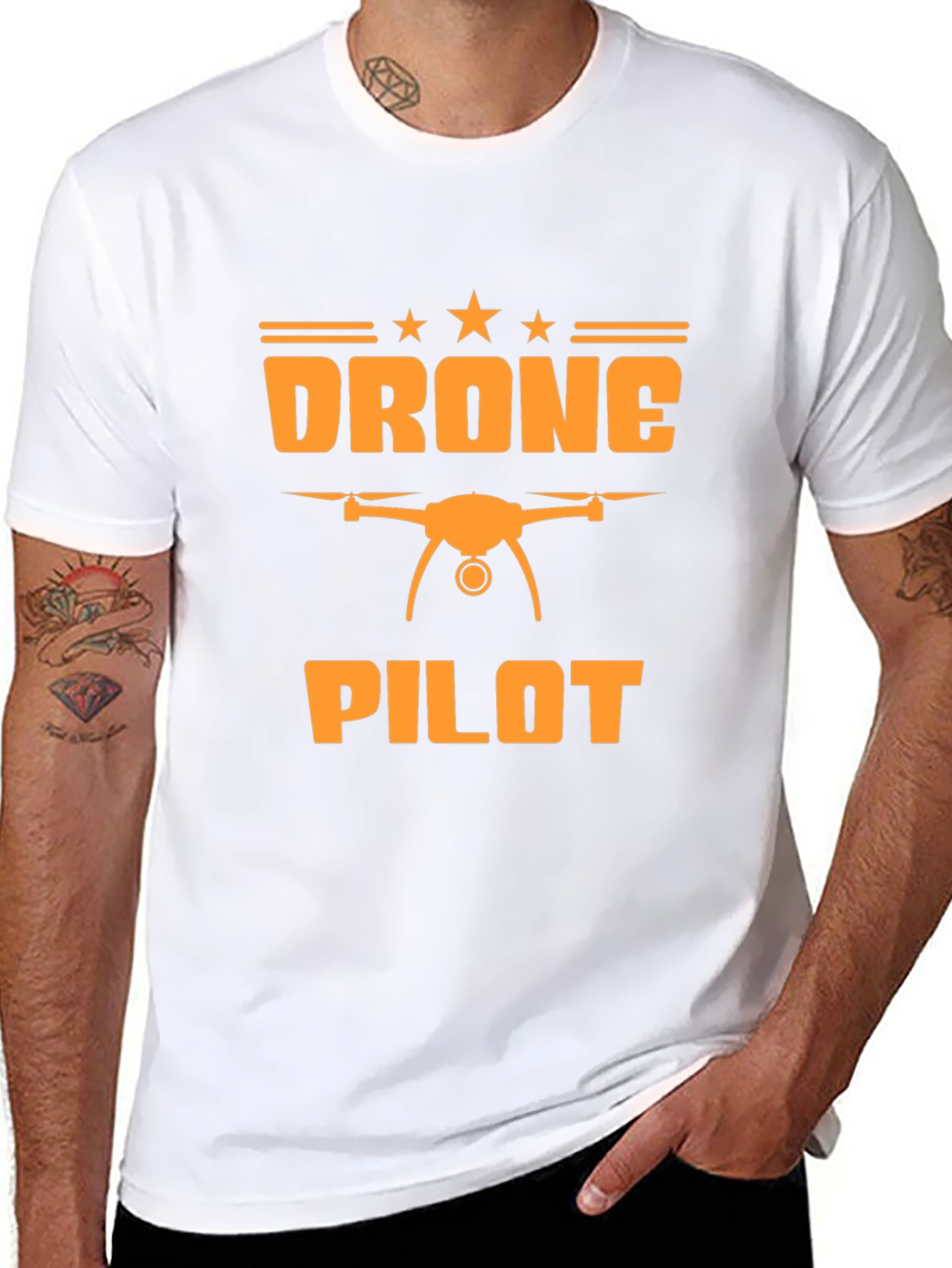 Drone Pilot Graphic Tee - Black T-Shirt