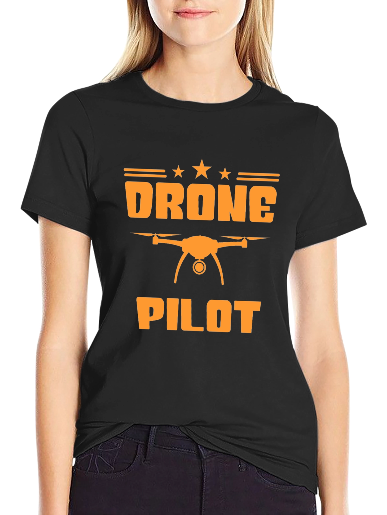 Drone Pilot Graphic Tee - Black T-Shirt
