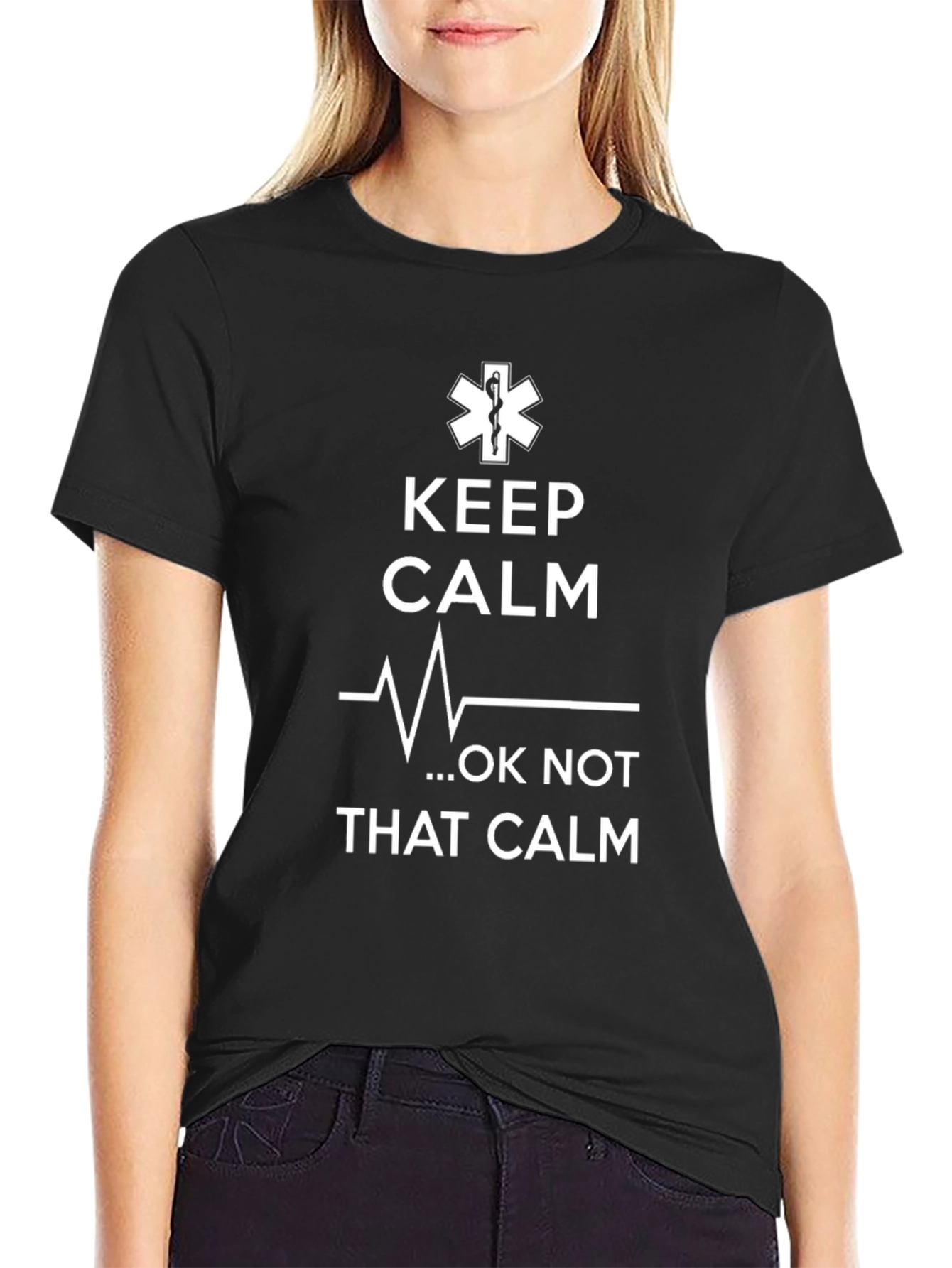 Keep Calm EMT T-Shirt Funny Paramedic Medical Tee