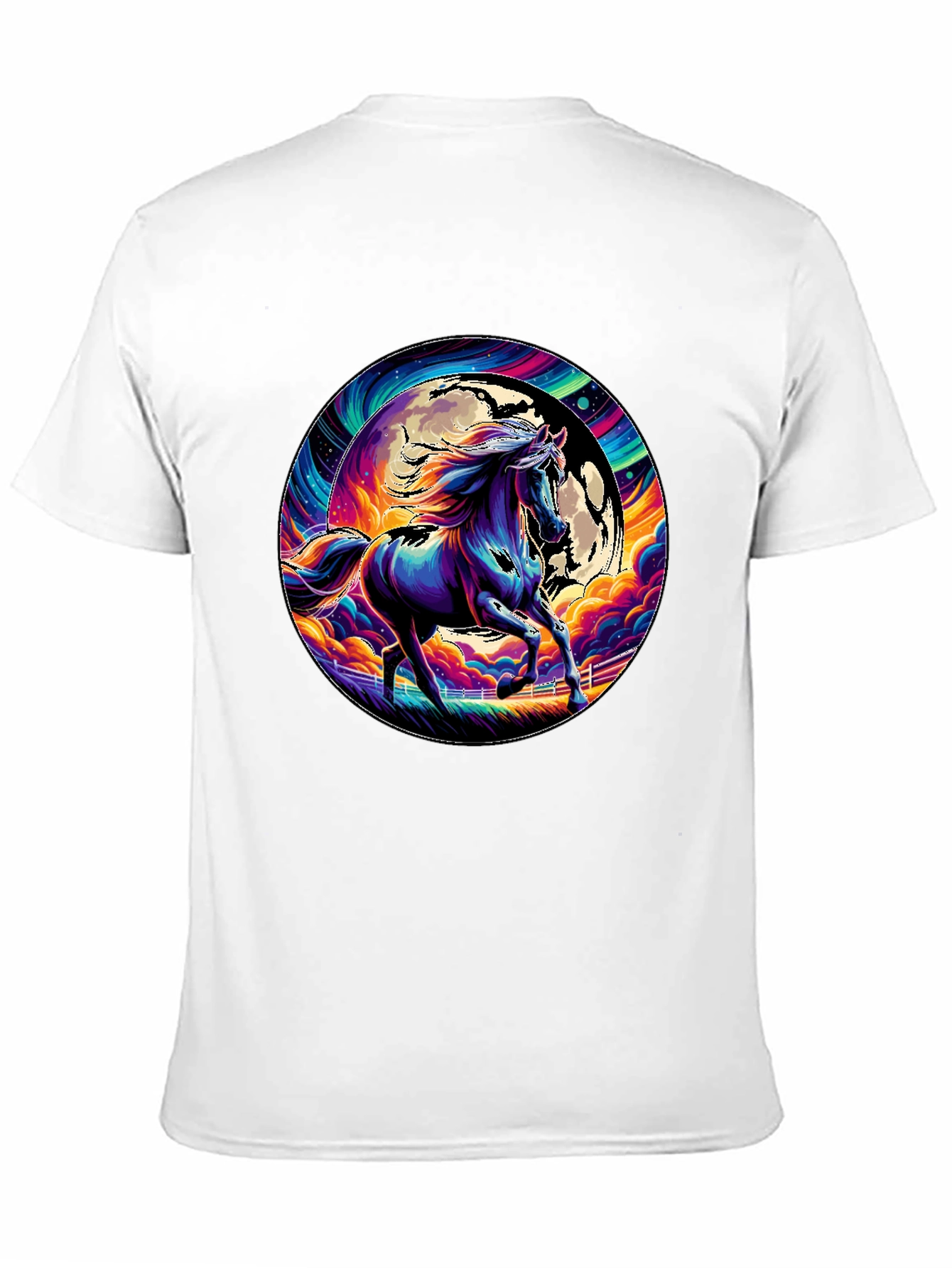 Vibrant Horse Graphic Tee