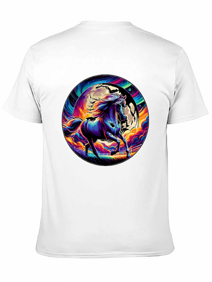 Vibrant Horse Graphic Tee
