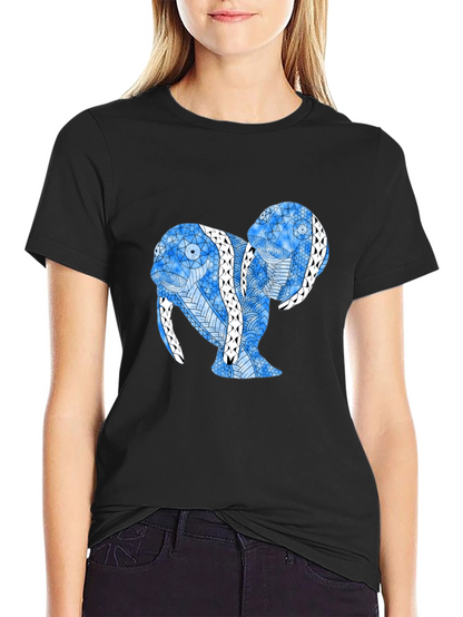 Abstract Walrus Graphic Tee