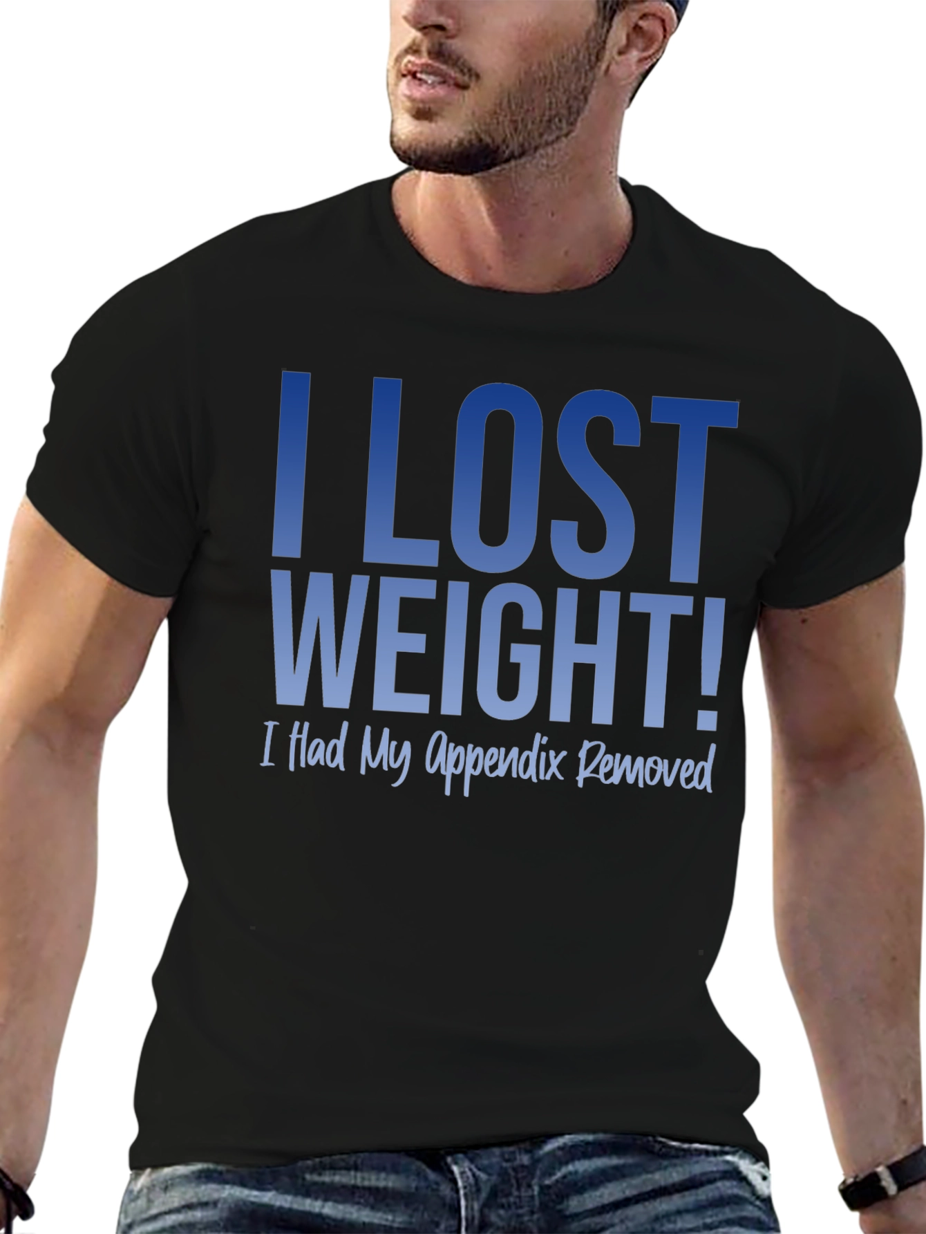 Funny Weight Loss T-Shirt - I Lost Weight!
