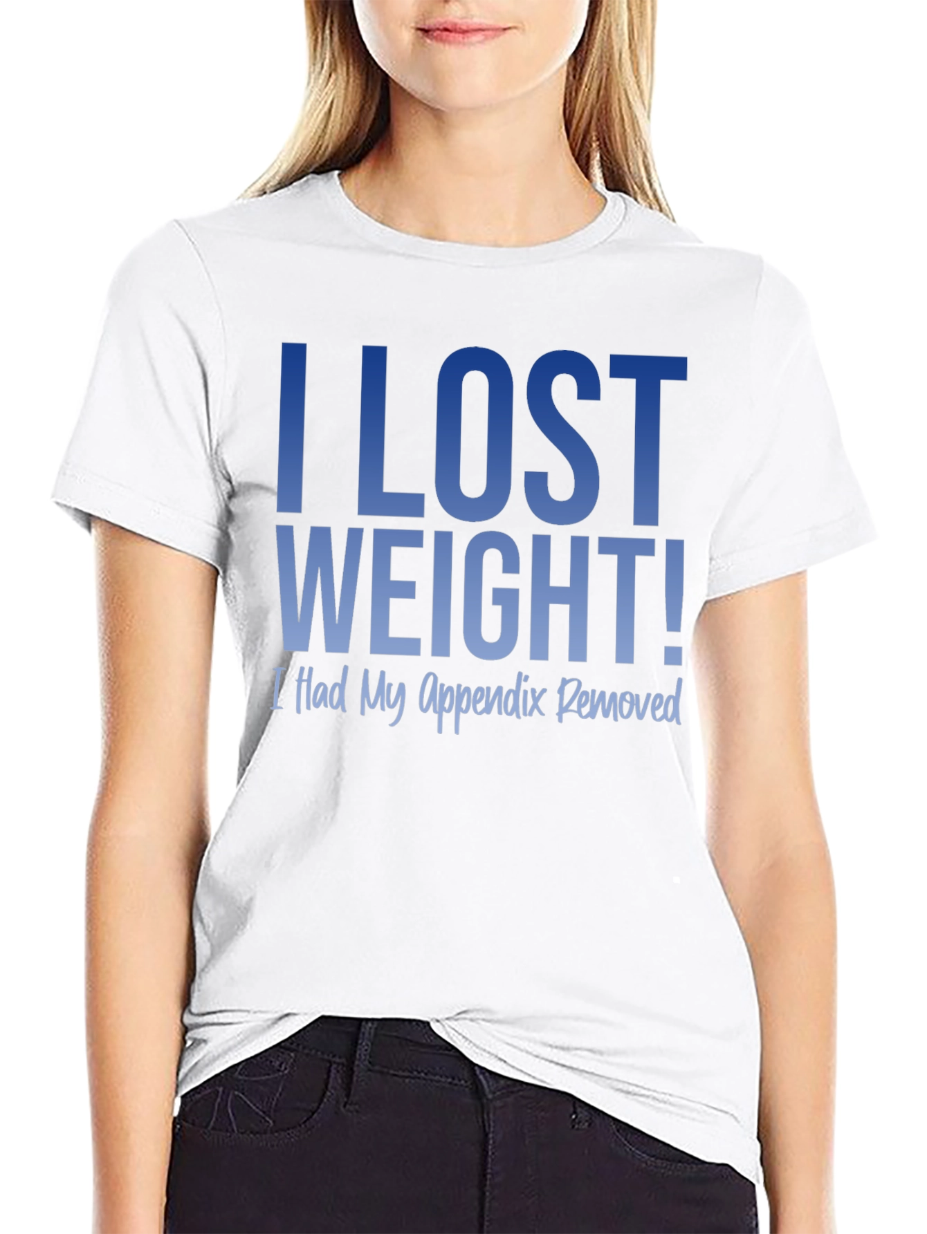 Funny Weight Loss T-Shirt - I Lost Weight!