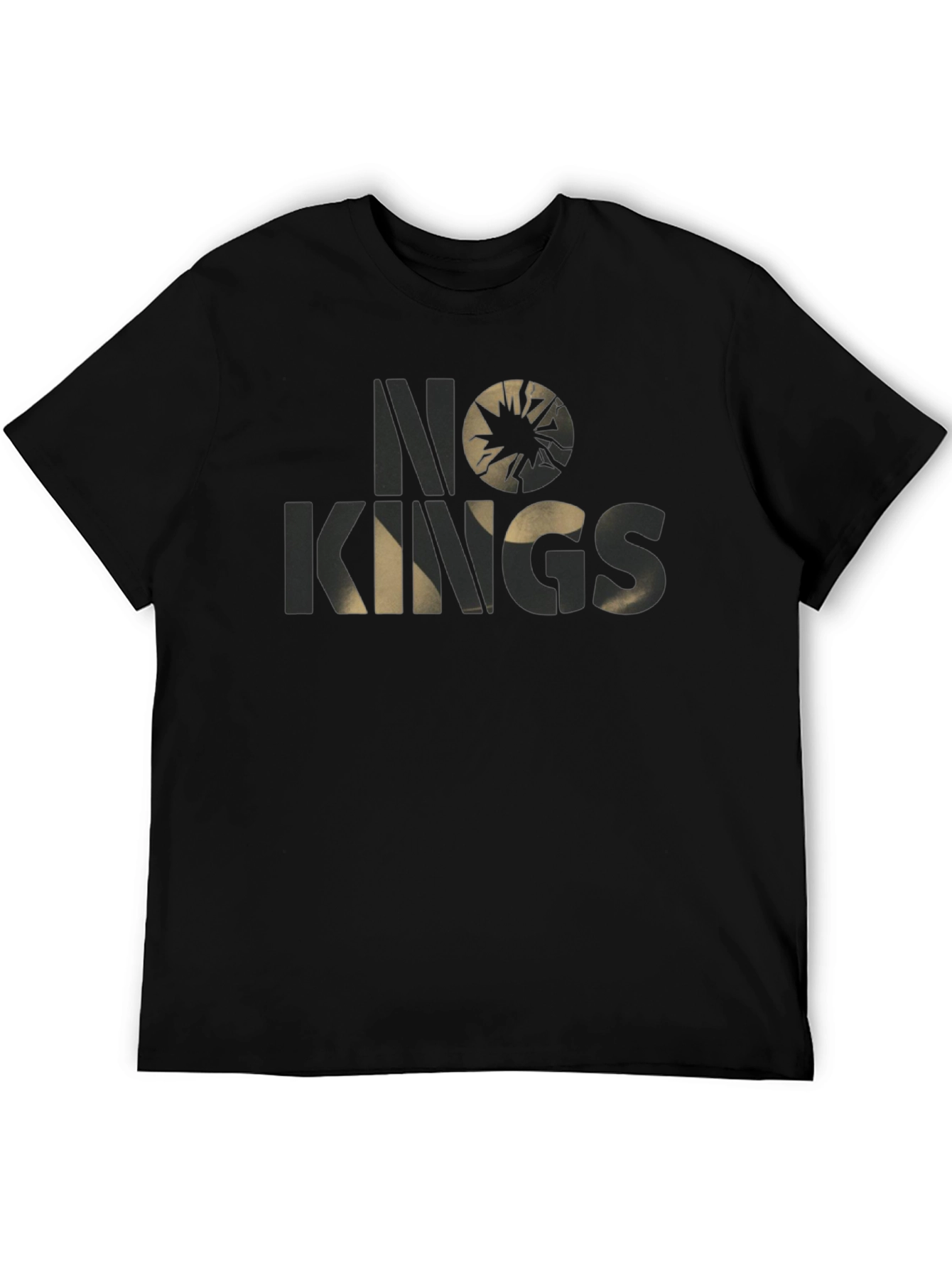 No Kings Graphic T-Shirt - Stylish Black Tee