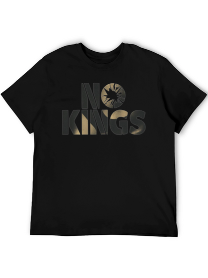 No Kings Graphic T-Shirt - Stylish Black Tee