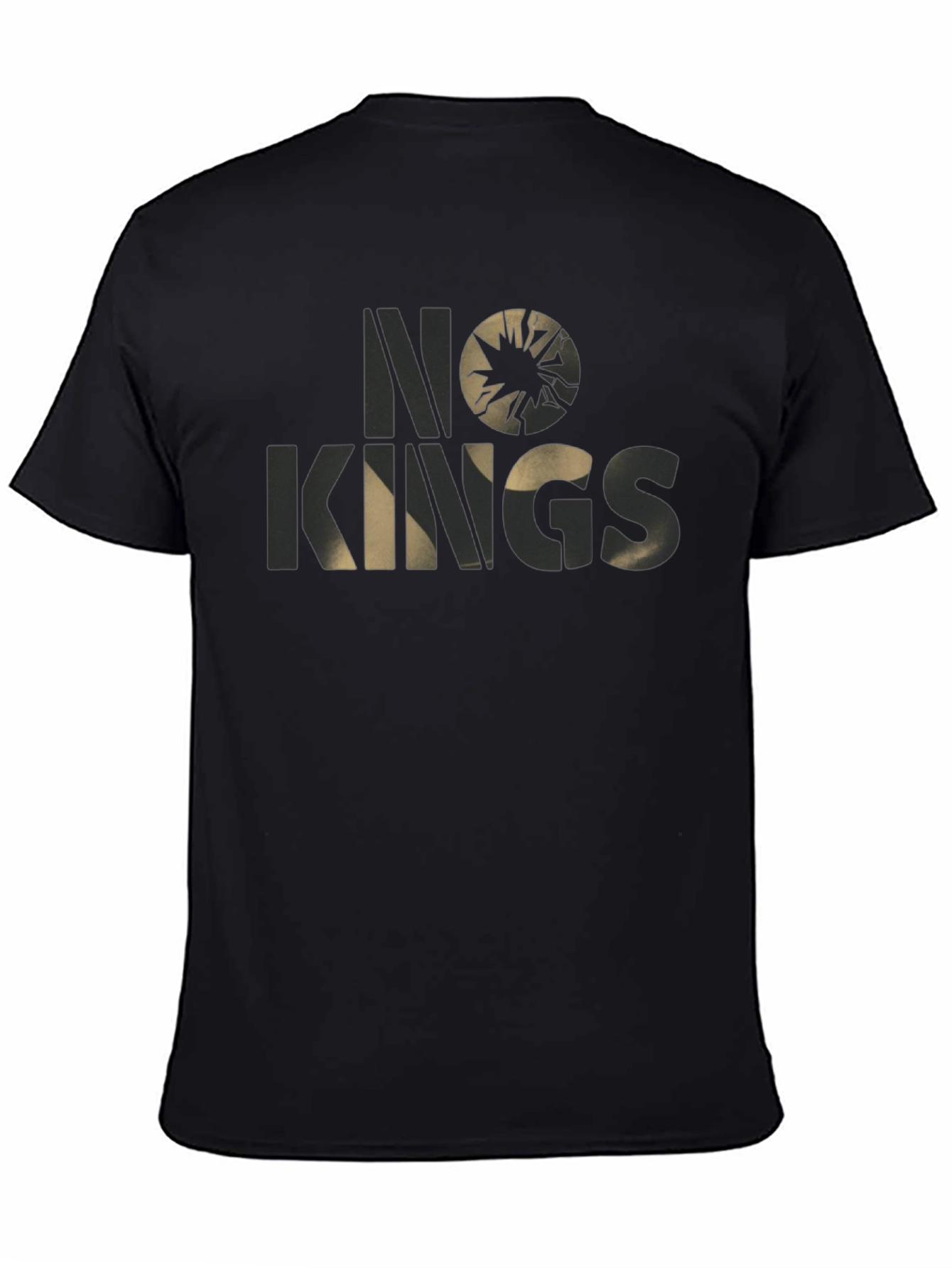 No Kings Graphic T-Shirt - Stylish Black Tee