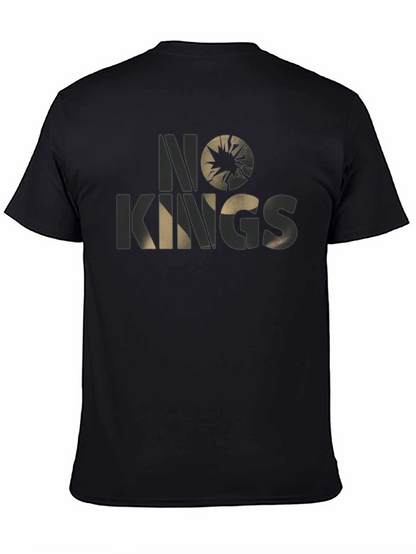 No Kings Graphic T-Shirt - Stylish Black Tee