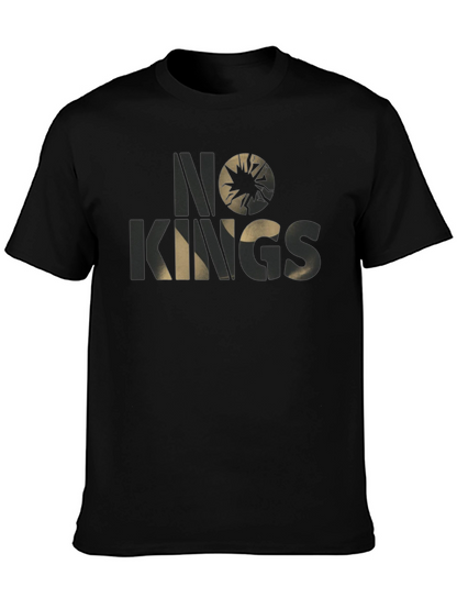 No Kings Graphic T-Shirt - Stylish Black Tee