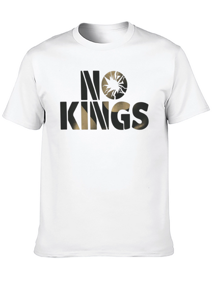 No Kings Graphic T-Shirt - Stylish Black Tee