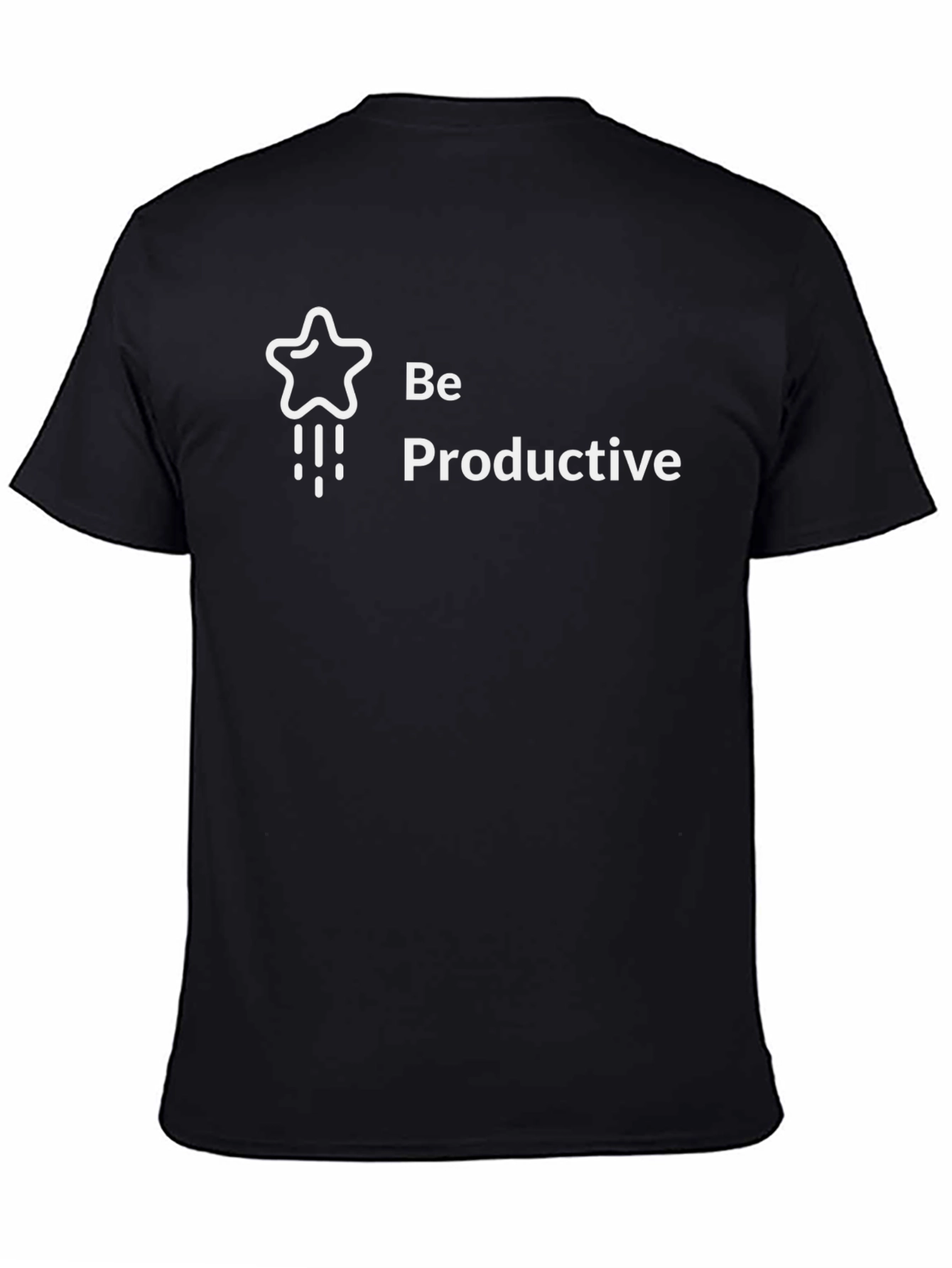 Be Productive Graphic Tee - Black Unisex T-Shirt
