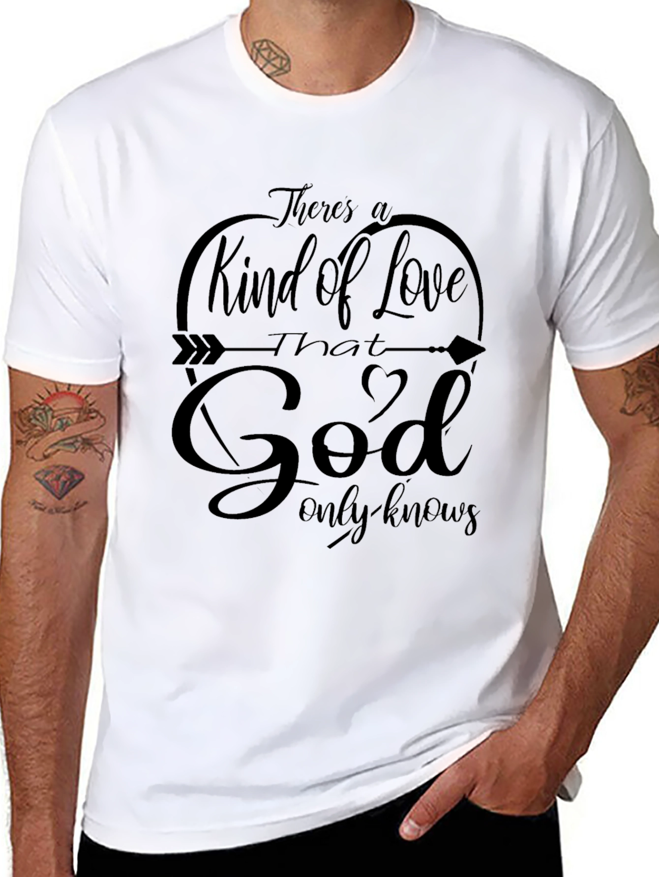 God Only Knows Tee - Christian Inspired Love T-Shirt