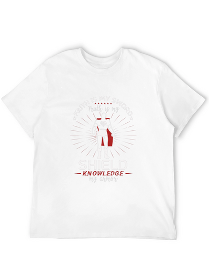 Faith Sword Shield Knowledge Armor Superman T-Shirt
