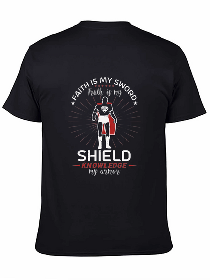 Faith Sword Shield Knowledge Armor Superman T-Shirt