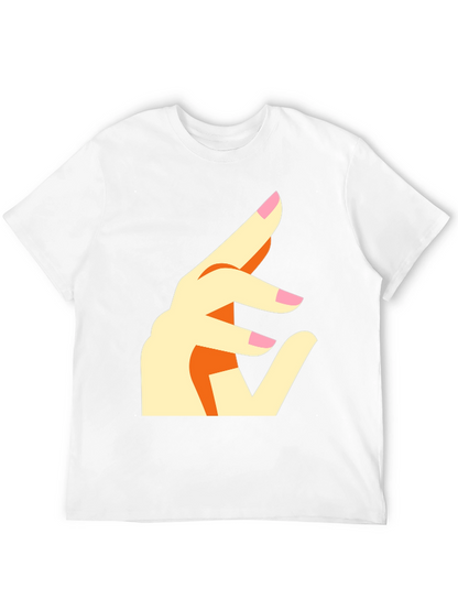 Abstract Hand Gesture Graphic Tee