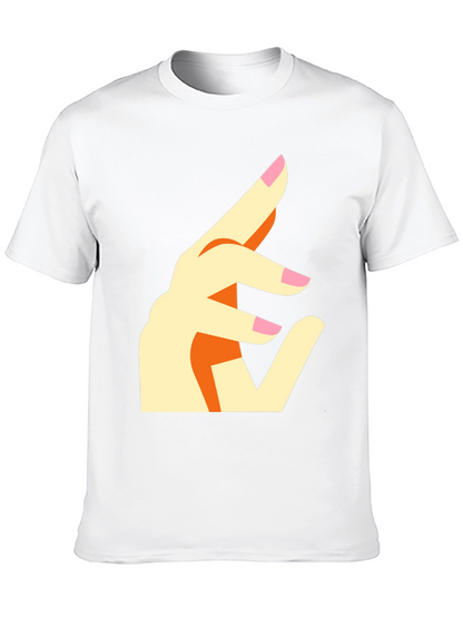 Abstract Hand Gesture Graphic Tee