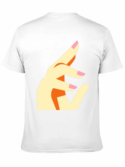 Abstract Hand Gesture Graphic Tee
