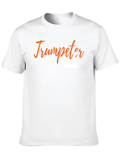 Trumpeter Swan Graphic Tee - Black Unisex T-Shirt