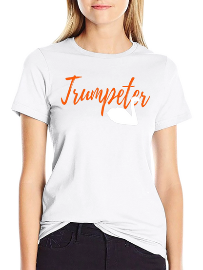 Trumpeter Swan Graphic Tee - Black Unisex T-Shirt
