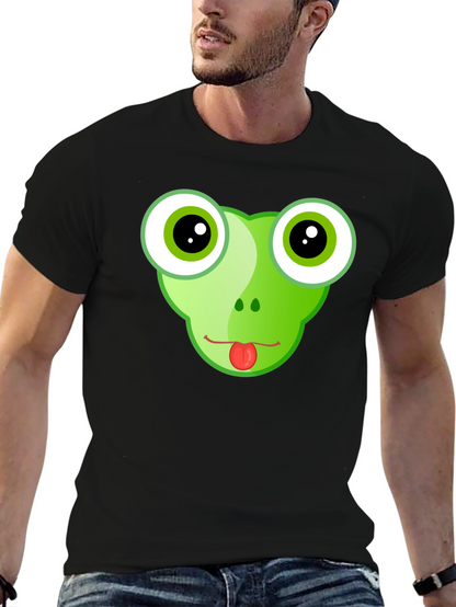 Frog Face Graphic T-Shirt - Funny & Stylish