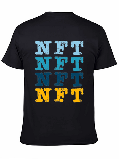 NFT Distressed Graphic Tee - Crypto Art