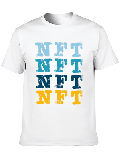 NFT Distressed Graphic Tee - Crypto Art