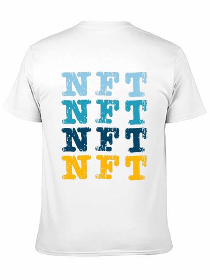 NFT Distressed Graphic Tee - Crypto Art