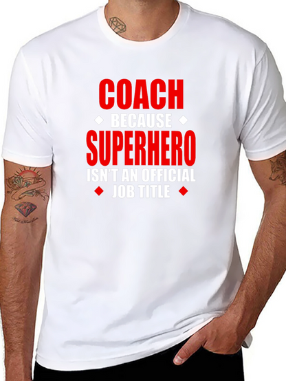 Coach Superhero Graphic T-Shirt
