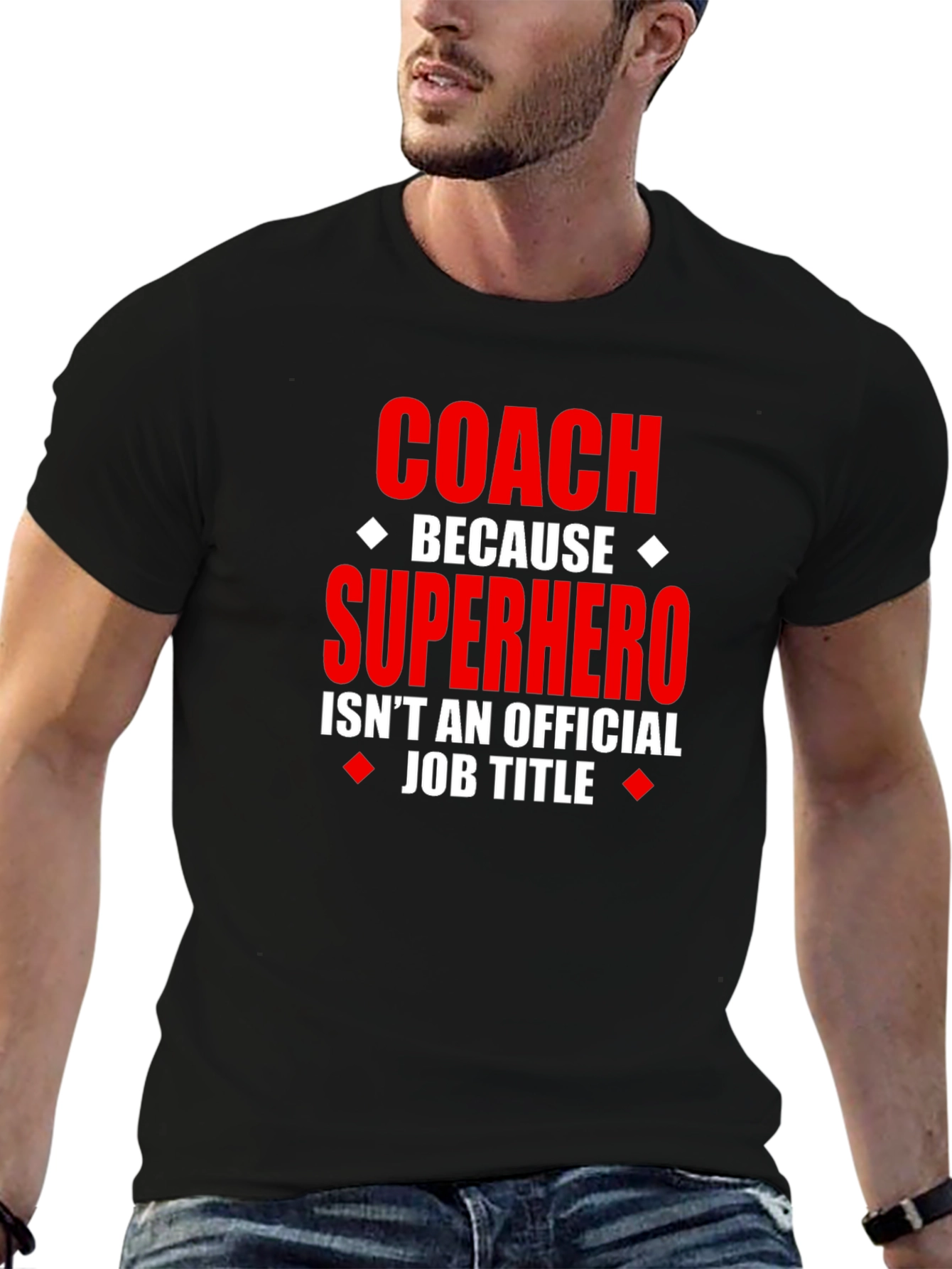 Coach Superhero Graphic T-Shirt