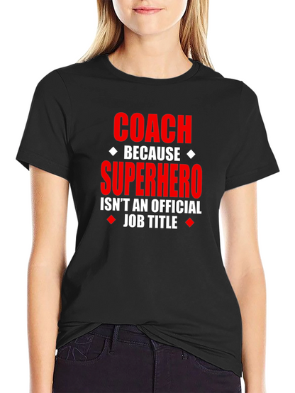 Coach Superhero Graphic T-Shirt