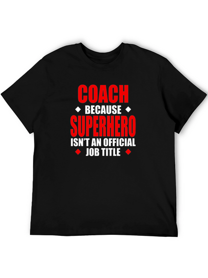 Coach Superhero Graphic T-Shirt