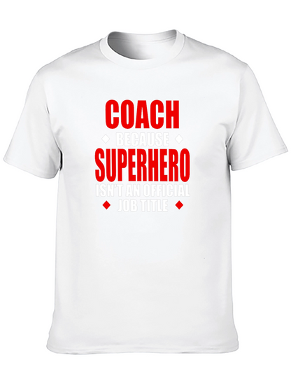 Coach Superhero Graphic T-Shirt