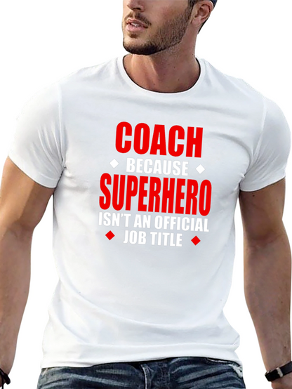 Coach Superhero Graphic T-Shirt