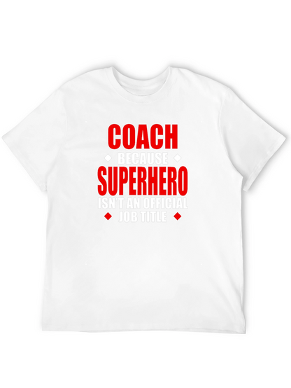 Coach Superhero Graphic T-Shirt