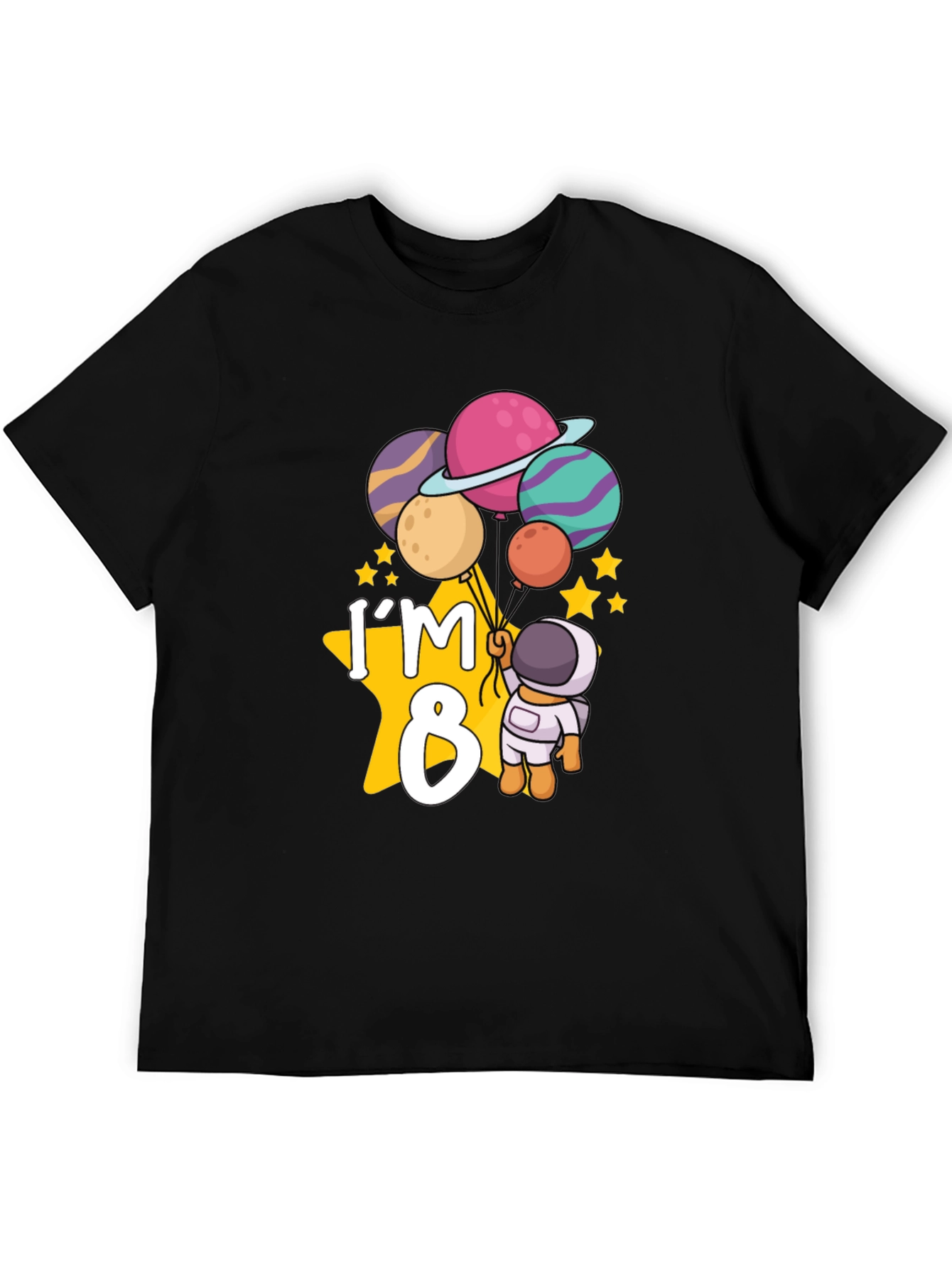 Im 8 Birthday Astronaut T-Shirt