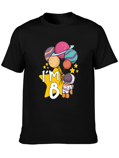 Im 8 Birthday Astronaut T-Shirt