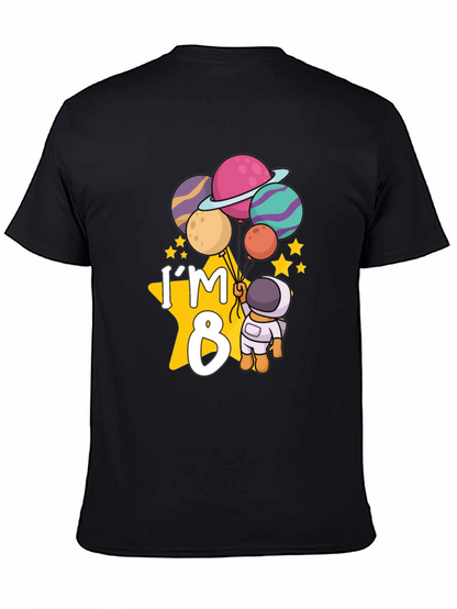 Im 8 Birthday Astronaut T-Shirt
