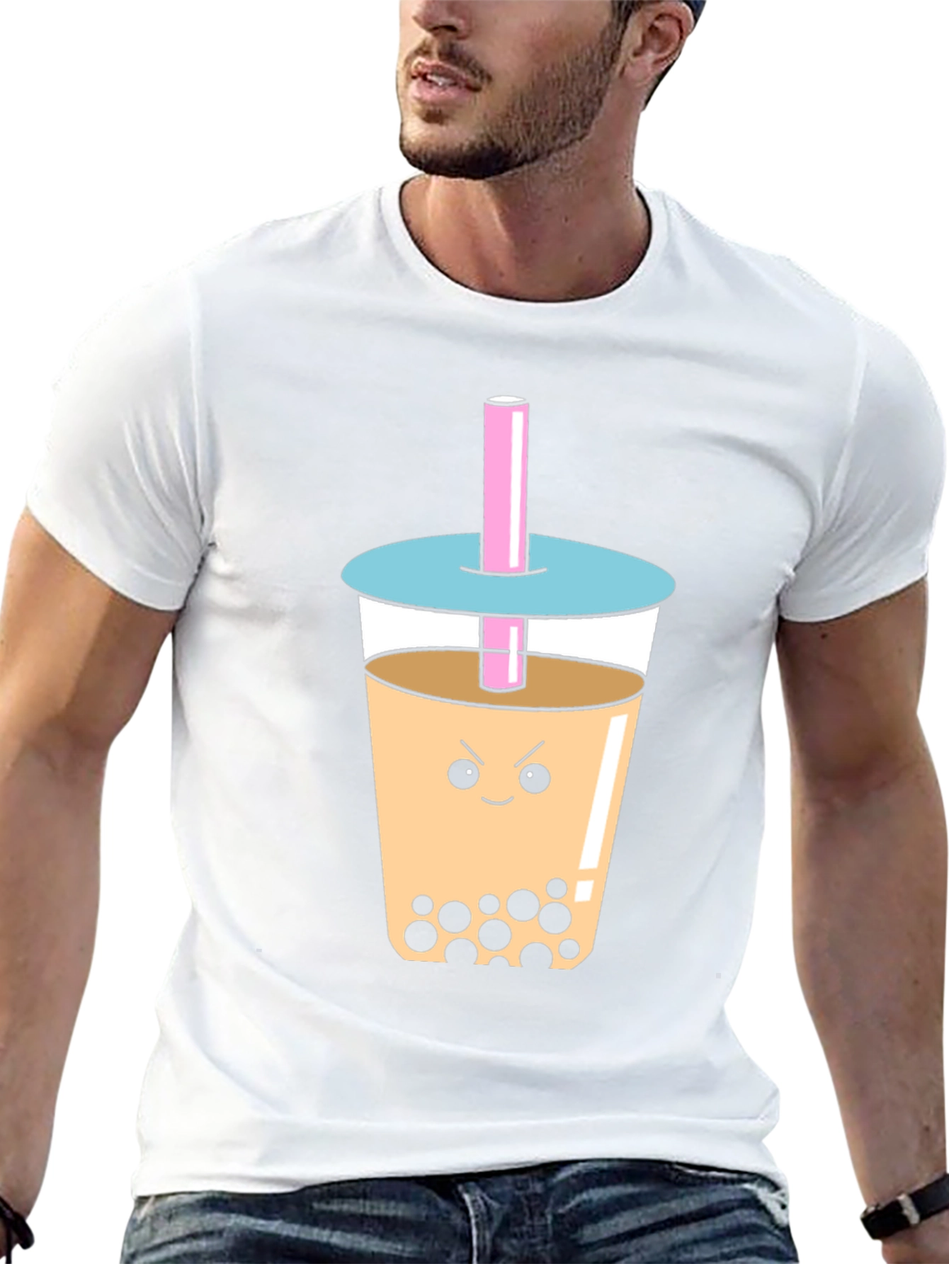 Angry Bubble Tea Graphic Tee
