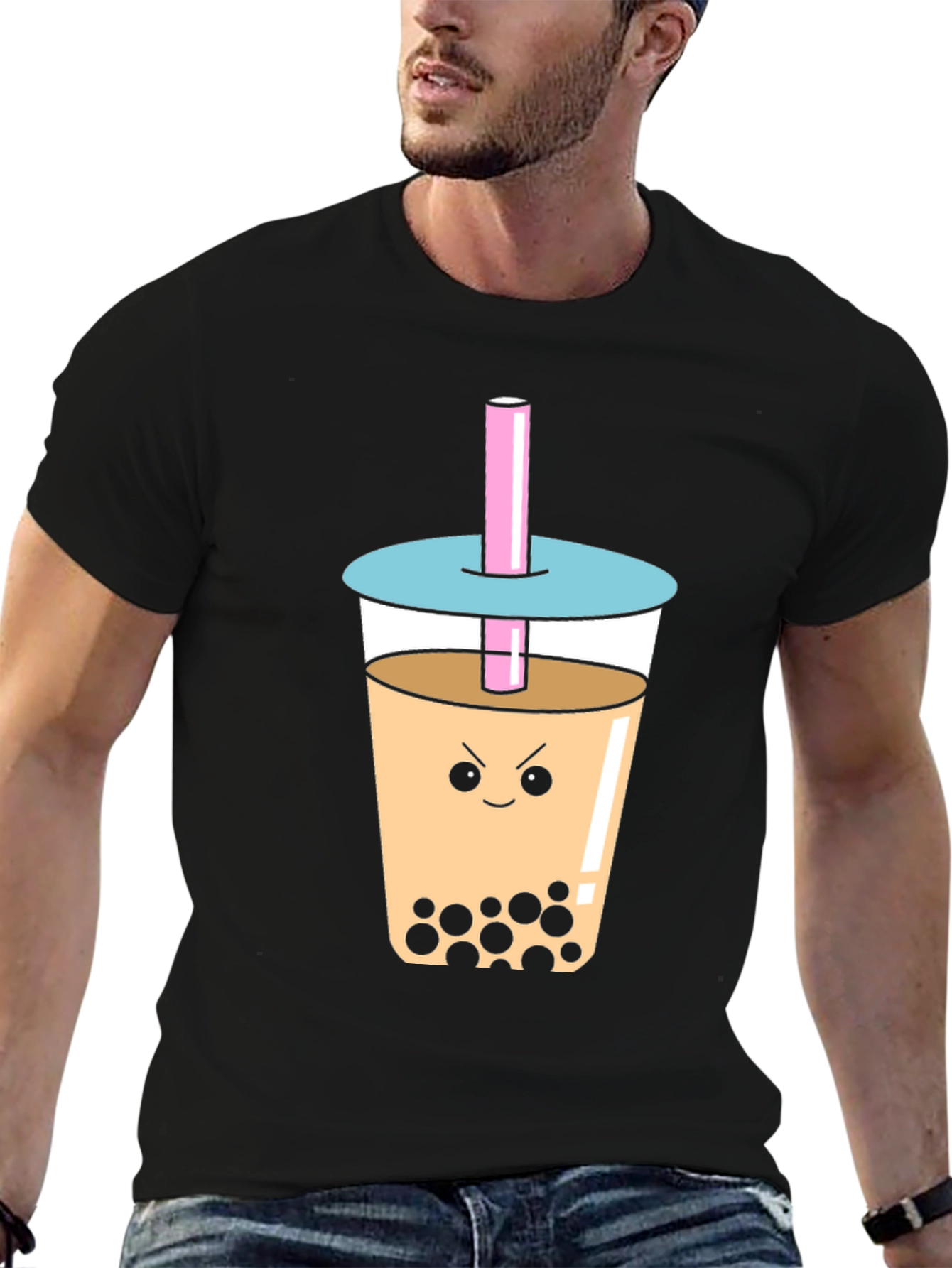 Angry Bubble Tea Graphic Tee