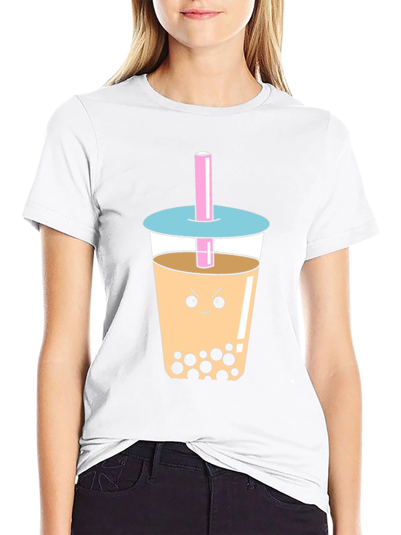 Angry Bubble Tea Graphic Tee