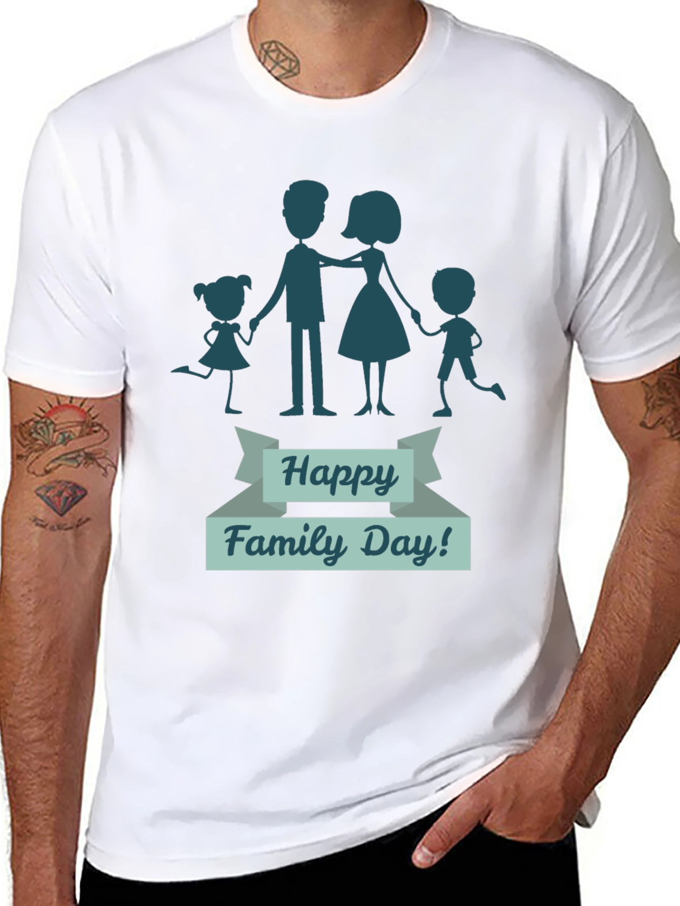 Happy Family Day Graphic Tee - Unisex