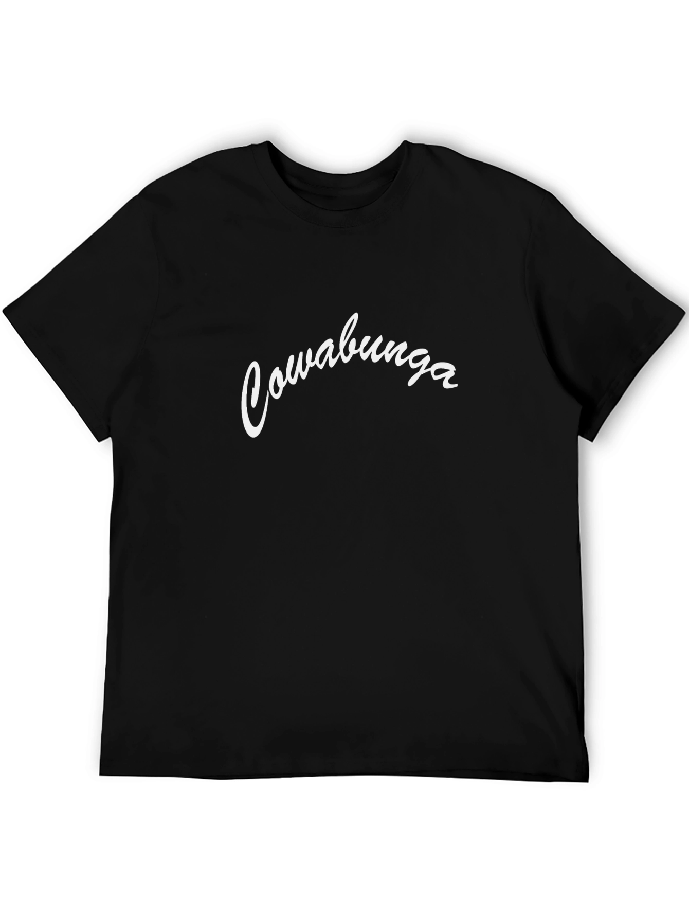 Cowabunga Black T-Shirt