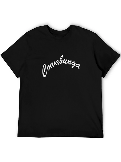 Cowabunga Black T-Shirt